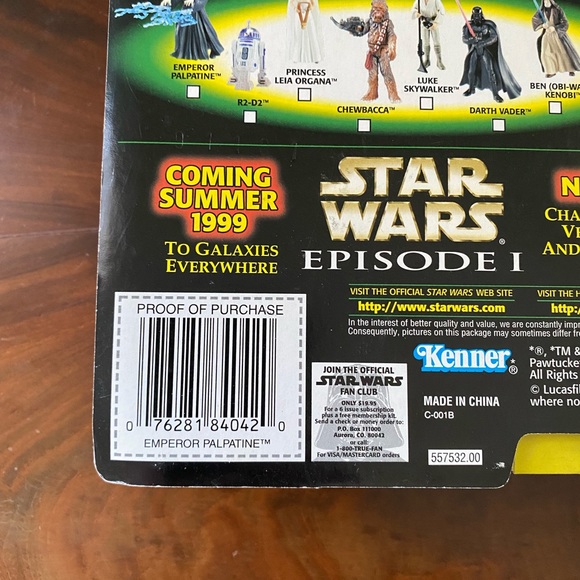 Star Wars Power of the Force Emperor Palpatine Figure - Picture 3 of 7